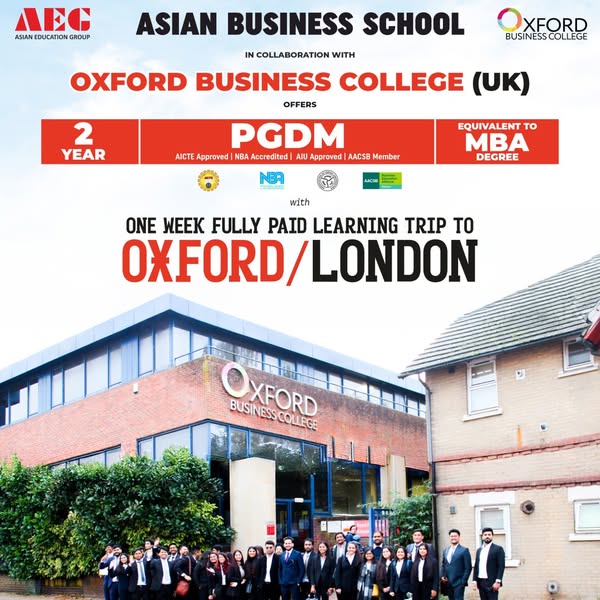 Asian Business School Admission 2026