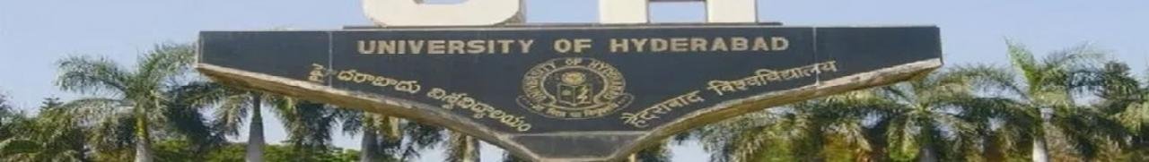 UoH - University of Hyderabad Banner
