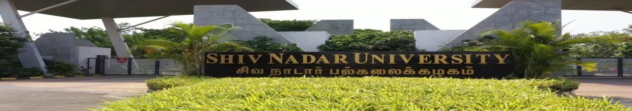 Shiv Nadar University, Chennai Banner