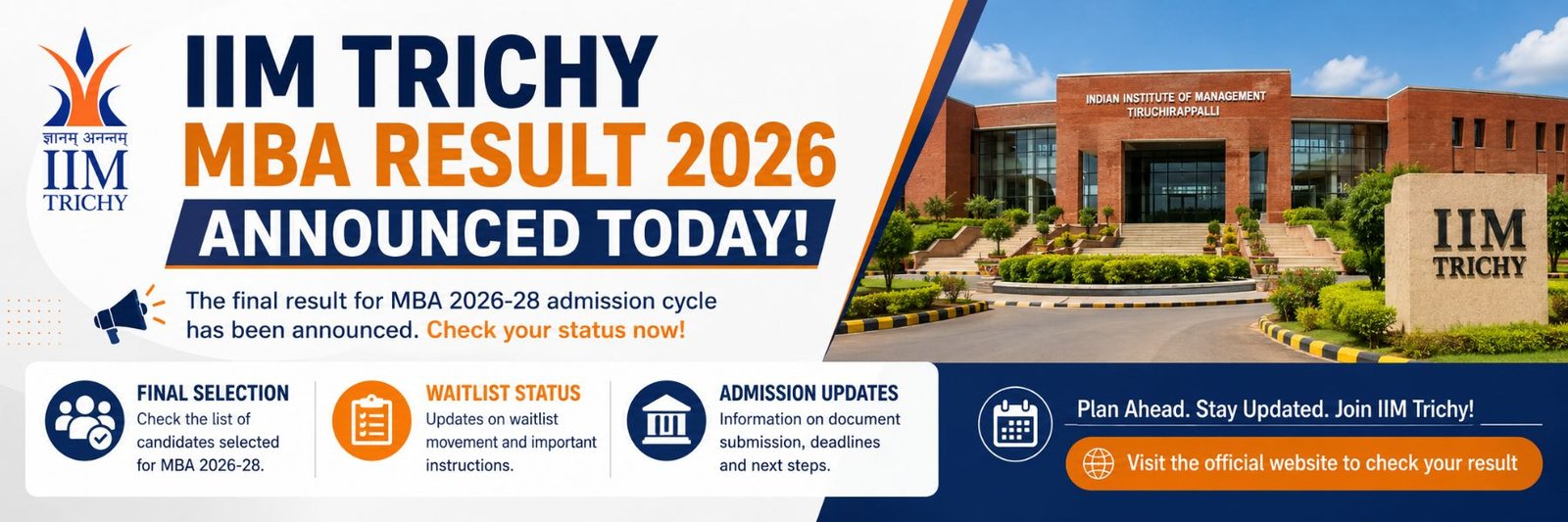 IIM Trichy MBA 2026 Result